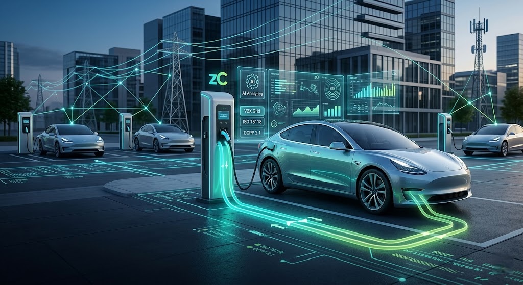 AI-driven EV charging ecosystem